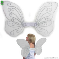Schmetterlingsflügel 50x70 Weiß