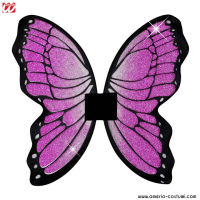ALAS DE MARIPOSA CON BRILLO - 50X50 cm