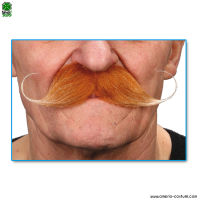 MOUSTACHES BOUCLÉES - ROUGE