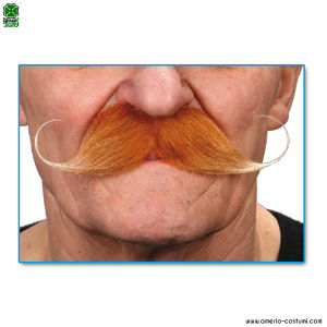 BIGOTE RIZADO - ROJO