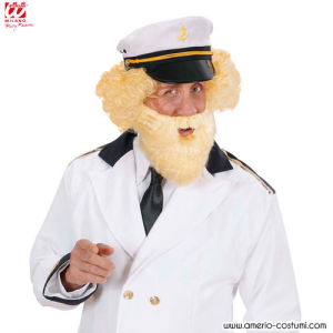Personnage blond avec barbe et moustache
