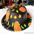 Halloween bowler hat in plastic
