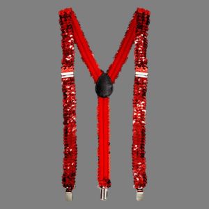 Red Sequin Suspenders