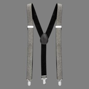 Tirantes lurex plateados