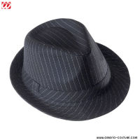 Striped Trilby Hat