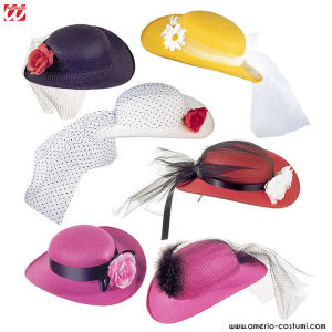 CLARISSA HAT IN DECORATED FELT