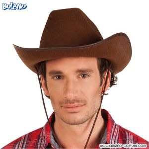Cappello Cowboy in Feltro Marrone