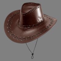 Chapeau de cowboy country marron