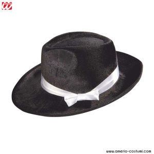 Chapeau en velours BLACK GANGSTER