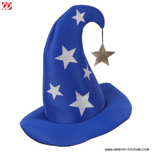 Sombrero de mago con estrellas