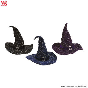 Glitter Velvet Witch Wizard Hat