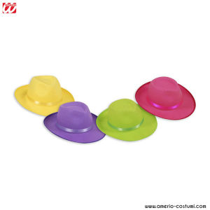 TRENDY FLUORESCENT FELT HAT