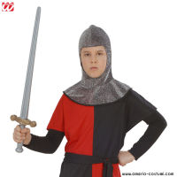 CAPUZ / COTA DE MALHA GUERREIRO MEDIEVAL - Infantil