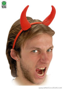 DEVIL headband in fabric
