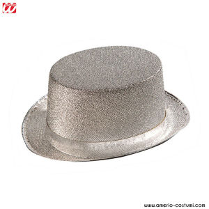SILVER LUREX FELT CYLINDER