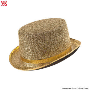 GOLDENER LUREX-FILZZYLINDER