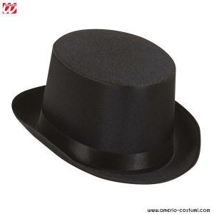 SATIN CYLINDER - BLACK