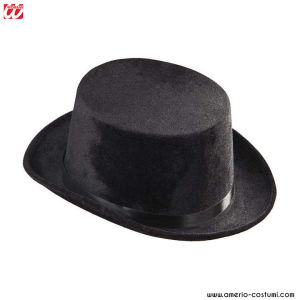 CYLINDRE EN VELOURS NOIR