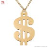 Collier en métal dollar