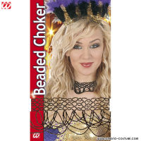 Schwarze Perlen-Halskette