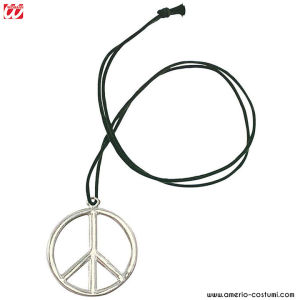 Hippie-Halskette aus Metall