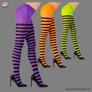 Medias a Rayas Fluorescentes 70 den