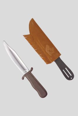 Dolch mit Wildleder-Scheide