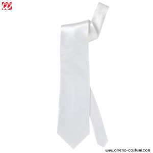 White satin tie