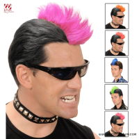 Cresta punk con clip
