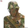 Camouflage-Soldatenhelm aus Latex