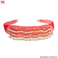 BANDĂ DE ȘOLD CU MONEDE DE AUR - ROȘIE