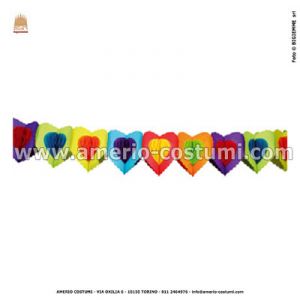 HEART FESTOON - length 4 m
