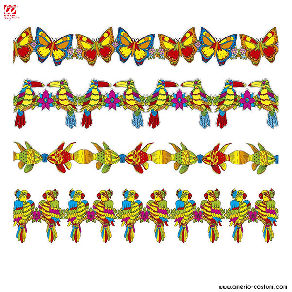 Ghirlanda de petrecere tropicală - 3 m