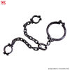 Handschellen Halsband und Handgelenke in realistischem Aussehen