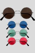Lennon-Brille mit Farblinsen