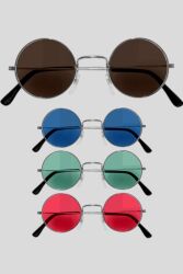 Ochelari Lennon cu Lentile Colorate