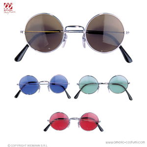 Lennon Glasses with Colored Lenses
