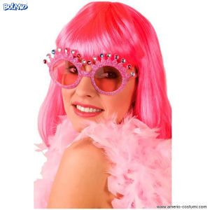LUNETTES À PAILLETTES ROSES