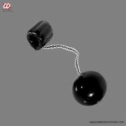 Aufblasbarer Ball und Kette 25 cm