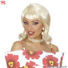 Peluca rubia de los años 50