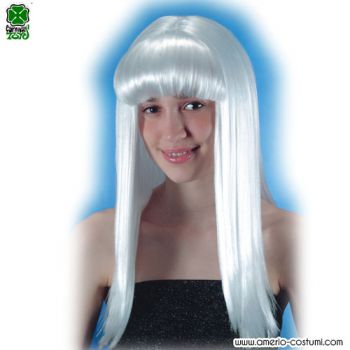 Perucă COSMIC GIRL ALBĂ