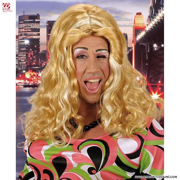 Perruque longue de drag queen