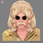 Parrucca Uomo 70s Bionda