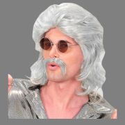 Perruque Homme Années 70 Grise