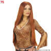 Perruque marron extra longue