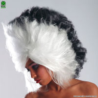 Peluca KEILA BLANCA/NEGRA