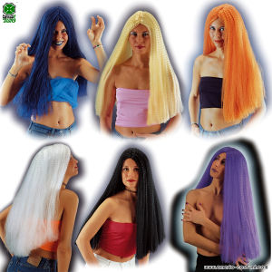 Perücke „LA FEMME FATALE FRISE“ – 80 cm – erhältlich. 6 Sp.