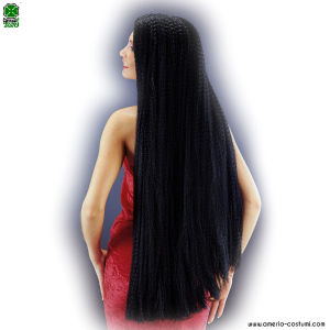 Peruca LA PLUS FATALE BLACK FRISE' - 100 cm