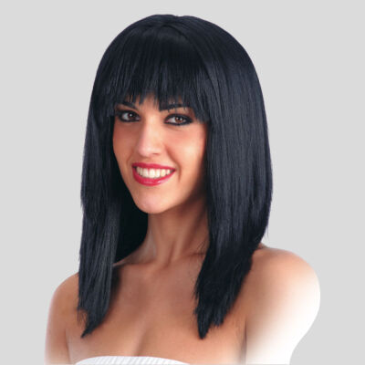 Peruca Lisa com franja preta