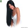 BLACK LONG WIG - 75 cm approx.